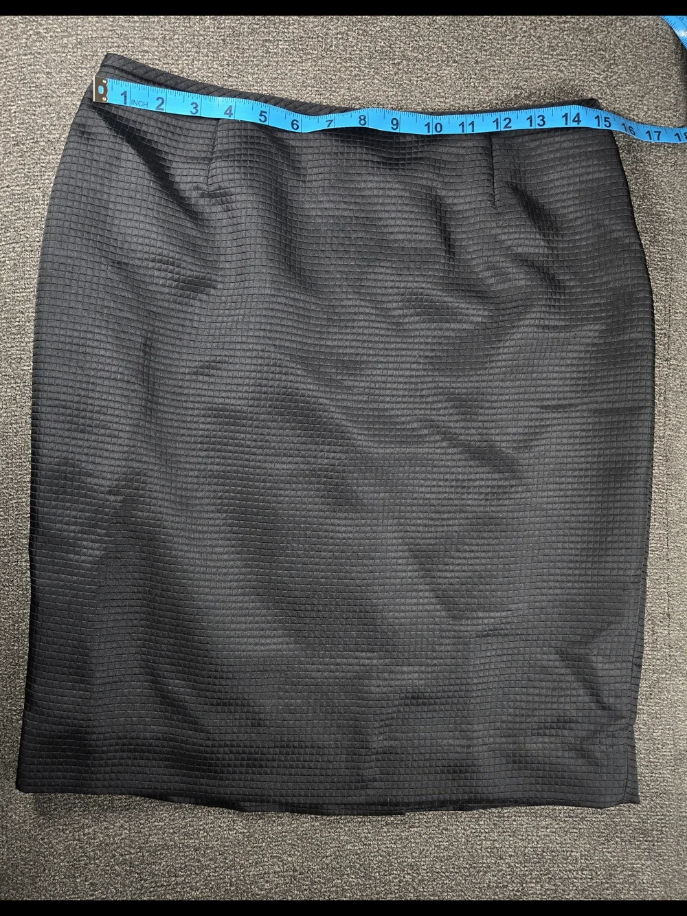 Calvin Klein Black Textured Pencil Skirt - Women
